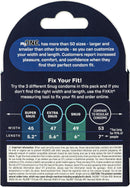 Myone Snug Sampler - 3 Snug Condom Sizes to Try