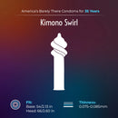 Kimono Swirl Double Spiral Shape Condoms