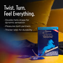 Kimono Swirl Double Spiral Shape Condoms