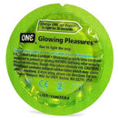 One Glowing Pleasures Condoms 3pk