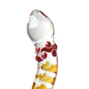 Colorful Textured Sensual Glass Dildo