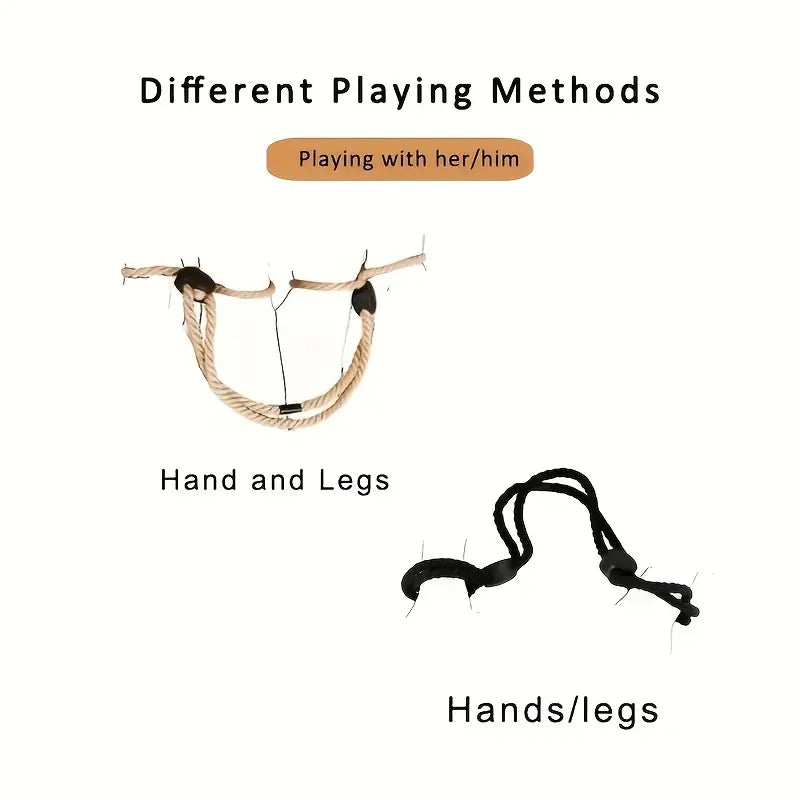 Handcuffs with Adjustable Rope