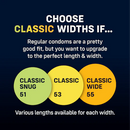 Myone Snug Sampler - 3 Snug Condom Sizes to Try