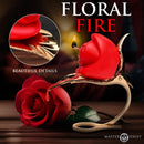 Master Series Burning Passion Rose Candle W/ Holder