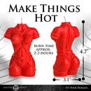 XR Brands Master Series Bound Goddess Drip Candle Red