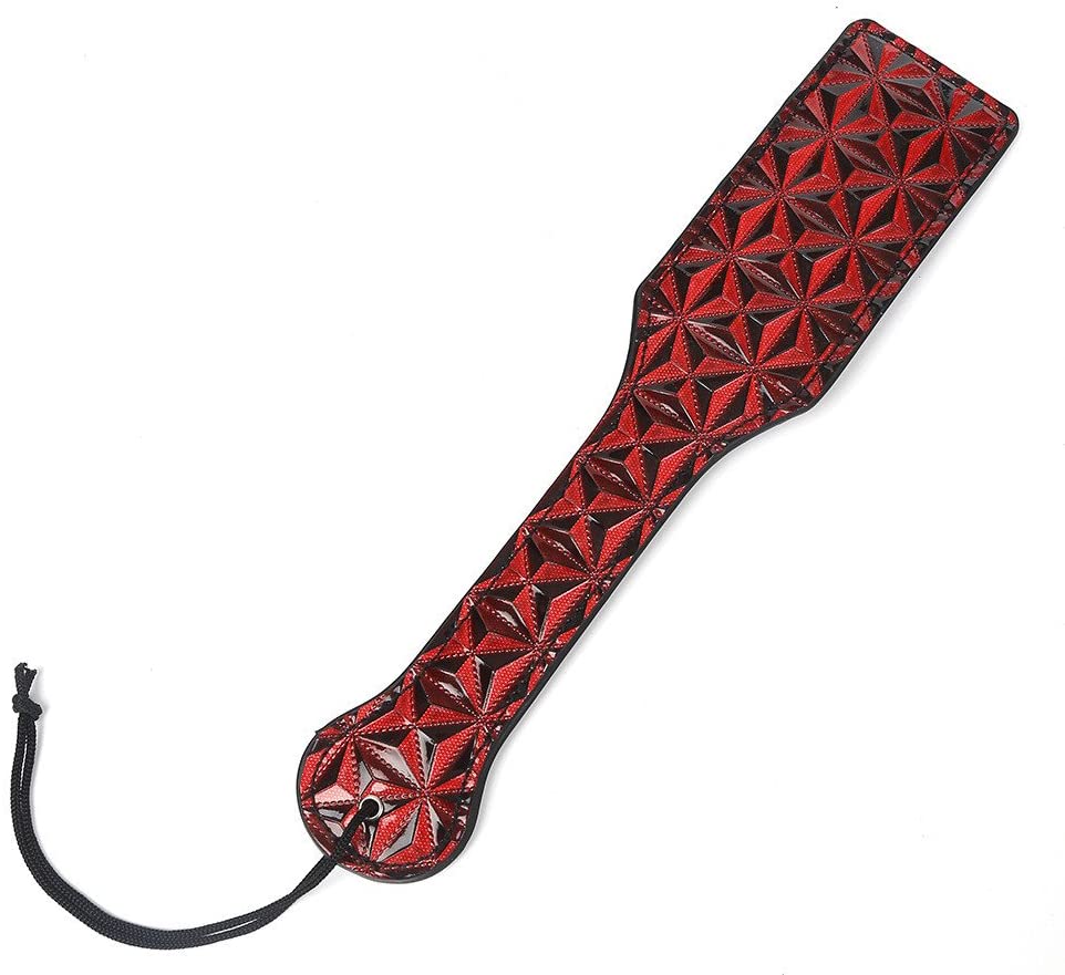 Crimson Tied Steel Enforced Spanking Embossed Paddle