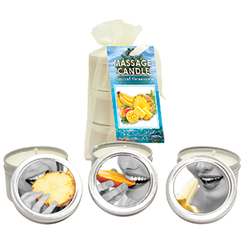 Earthly Body Tropical Candle Trio oz