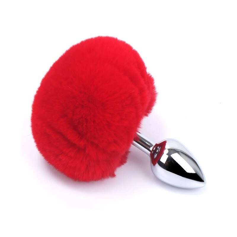 Fox Tail Anal Plug Sex Toys Metal Backyard