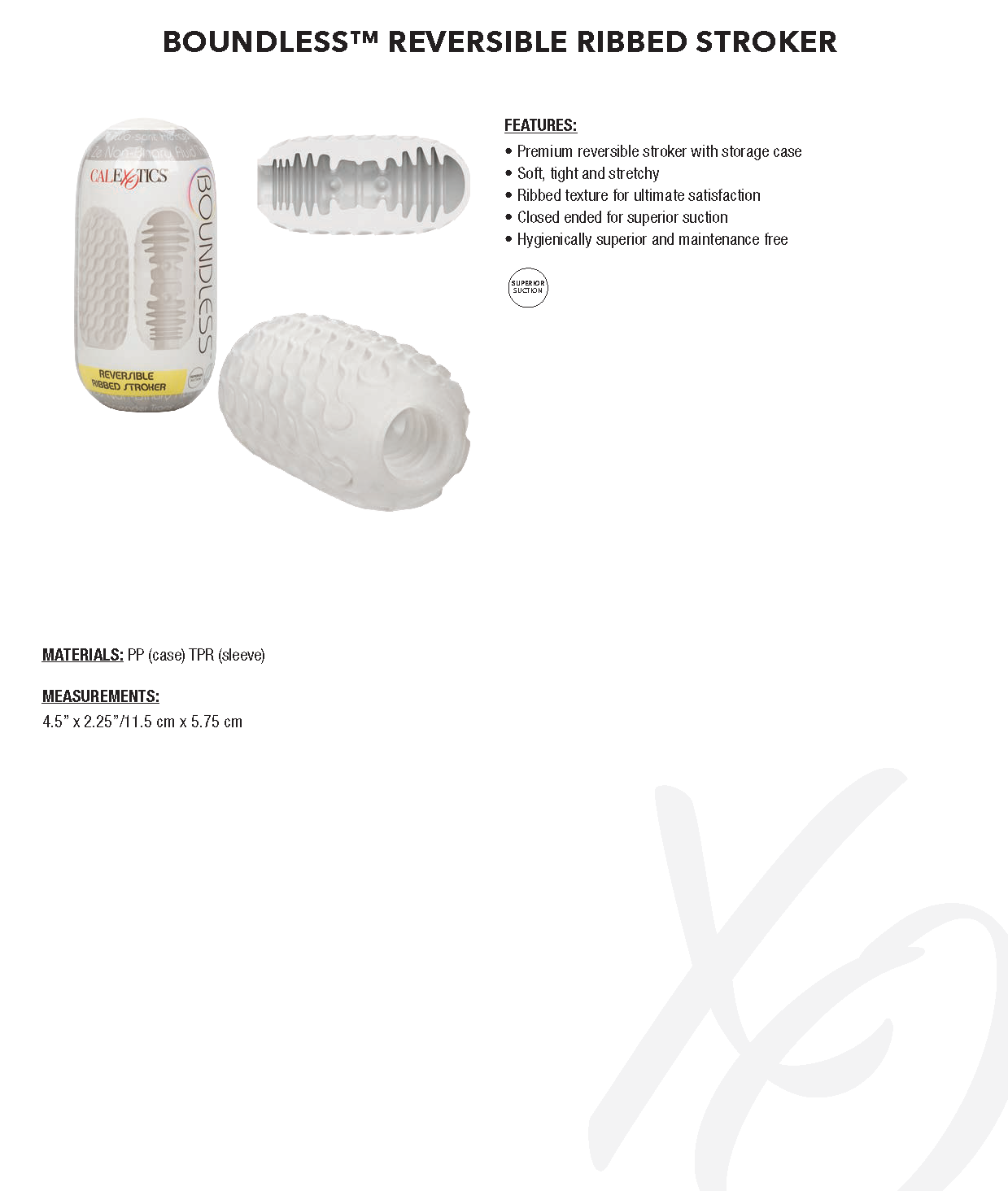 Boundless™ Reversible Ribbed Stroker