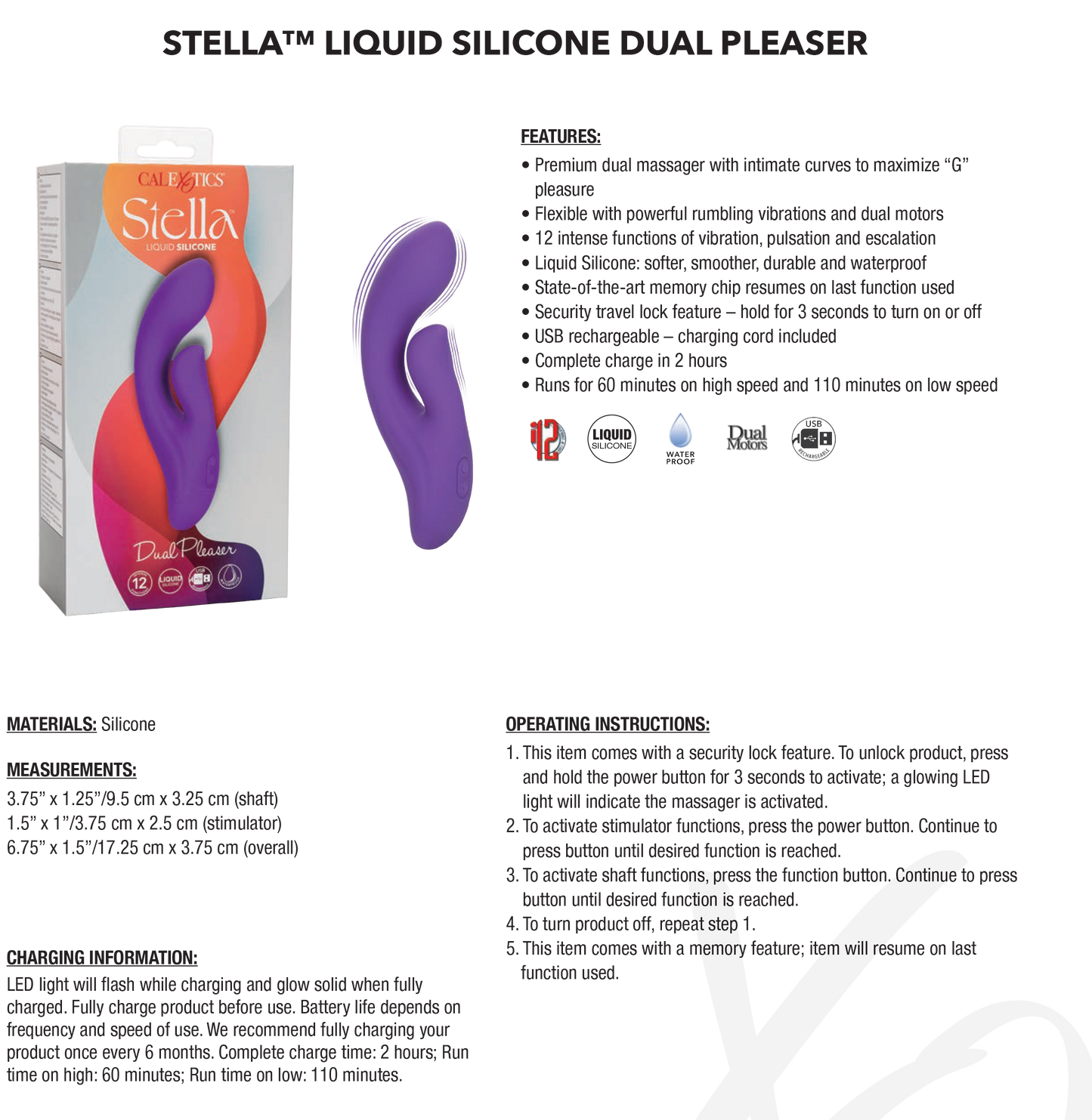 Stella™ Liquid Silicone Dual Pleaser