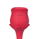 Silicone Clitoral Sucking Rose with 10 Speeds and G-Spot Vibrator