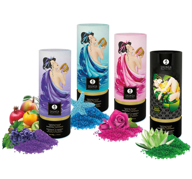 Shunga Oriental Moonlight Crystals Bath Salts 17.6 oz