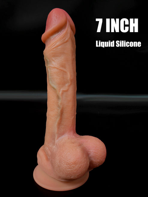 Sensual Real Dual-density Dildo - 7 Inch