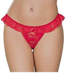 MS Booty Packs Lace Thong 3pk Ast S/M