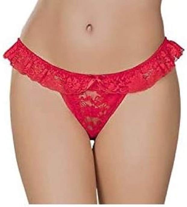 MS Booty Packs Lace Thong 3pk Ast S/M