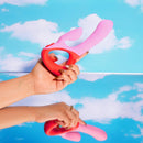 Unbound Clutch Rechargeable Waterproof Silicone Dual Stimulation Vibrator