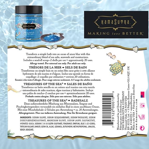 Kama Sutra Treasures of the Sea Luxury Bathing Kit