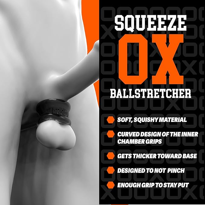 Squeeze Soft- Grip Ballstretcher - Black