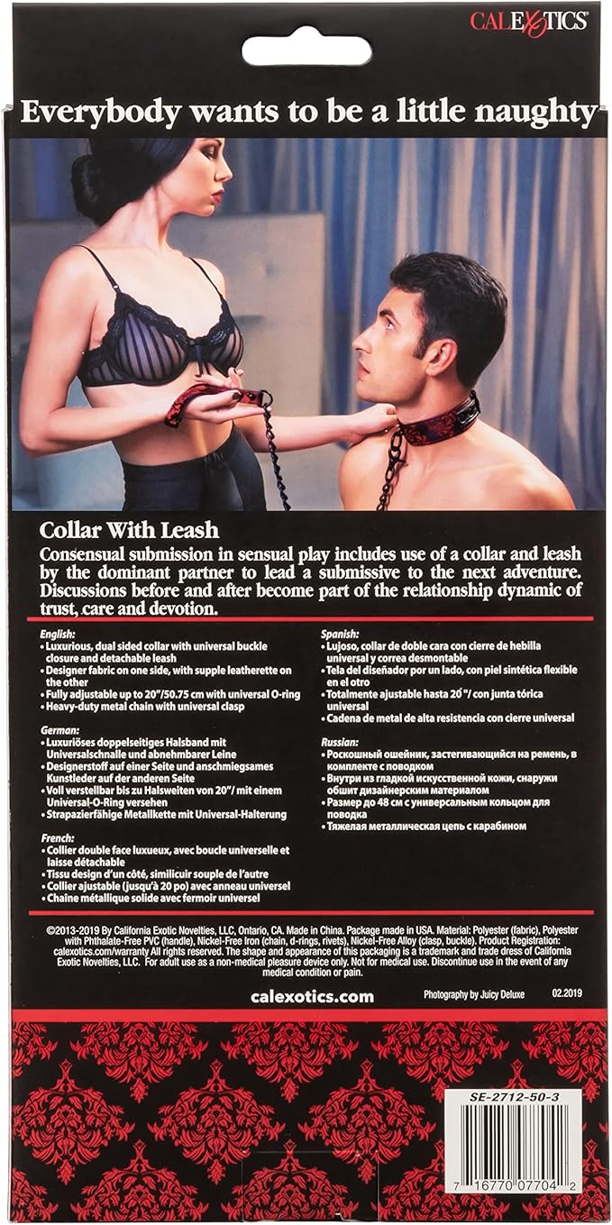 Scandal Collar with Leash