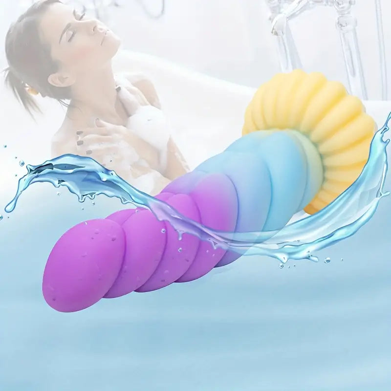 MultiColor Pleated Tentacle Dildo