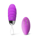 Purple Rechargeable Remote Control Vibrating Egg with 10 Speeds