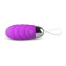 Purple Rechargeable Remote Control Vibrating Egg with 10 Speeds