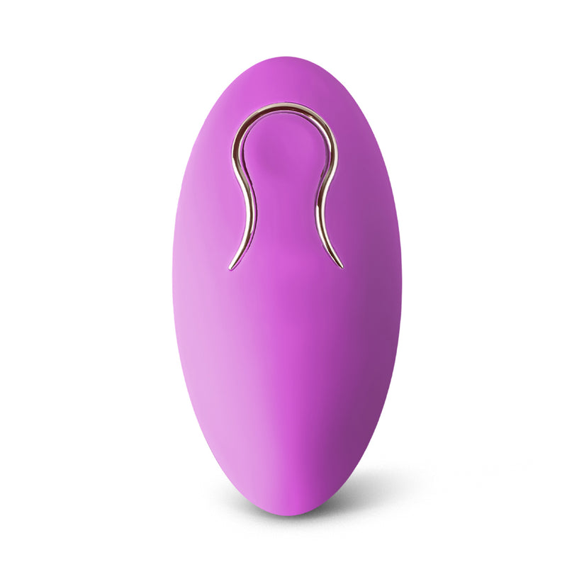 Purple Rechargeable Remote Control Vibrating Egg with 10 Speeds