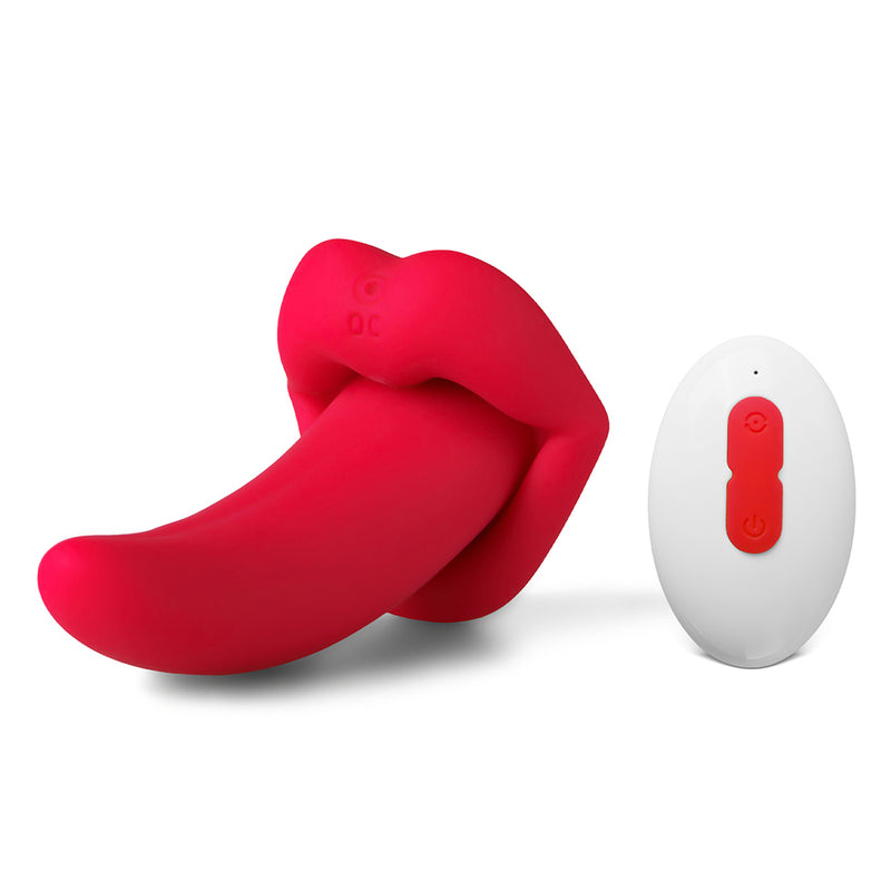 10-Speed Mini Vibrating Tongue with Remote