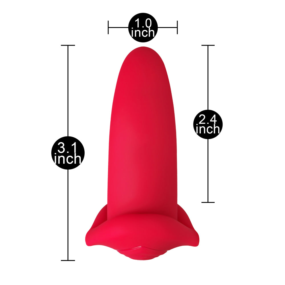 10-Speed Mini Vibrating Tongue with Remote