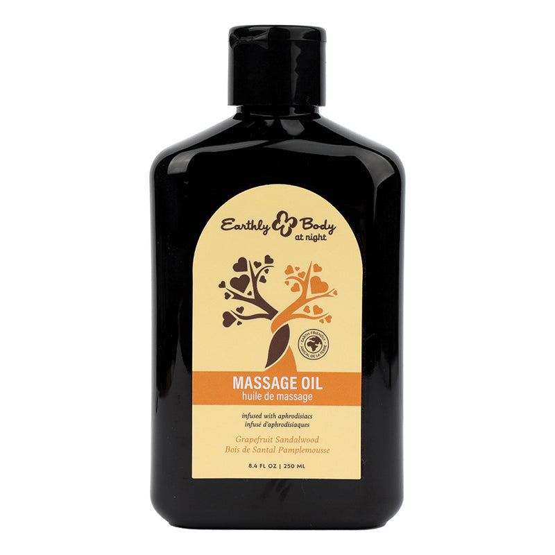 Earthly Body at Night Massage Oil Aphrodisiac-8.4 OZ