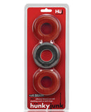 Hunky junk C-Ring 3 Pk - Red/ Black