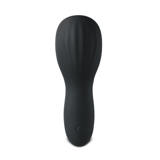 Black Color Silicone Male Masturbator Penis Training Vibrator I