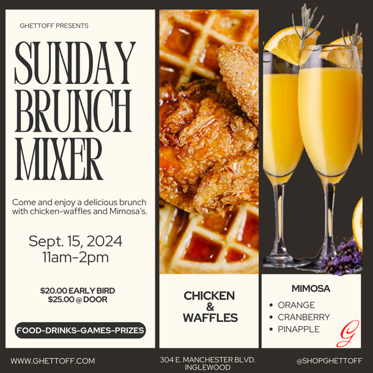 Sunday Brunch Mixer @ Ghettoff Boutique