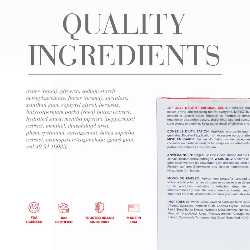 JO Oral Delight Strawberry Sensation