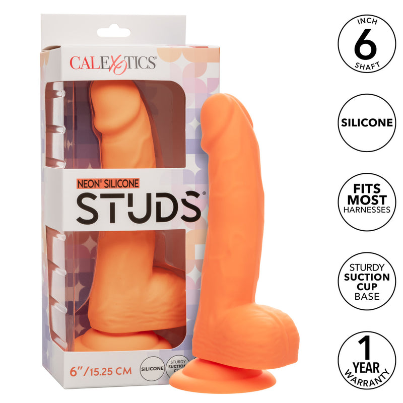 Neon® Silicone Studs® 6"/15.25 cm - Orange