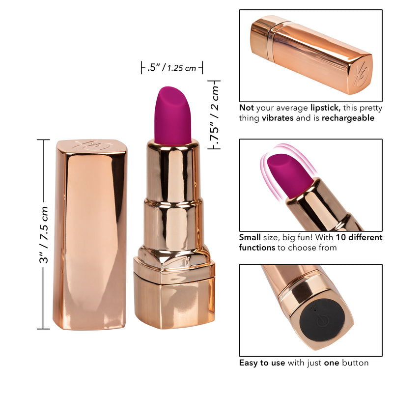 Hide & Play Rechargeable Lipstick- Purple