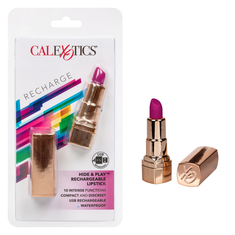 Hide & Play Rechargeable Lipstick- Purple