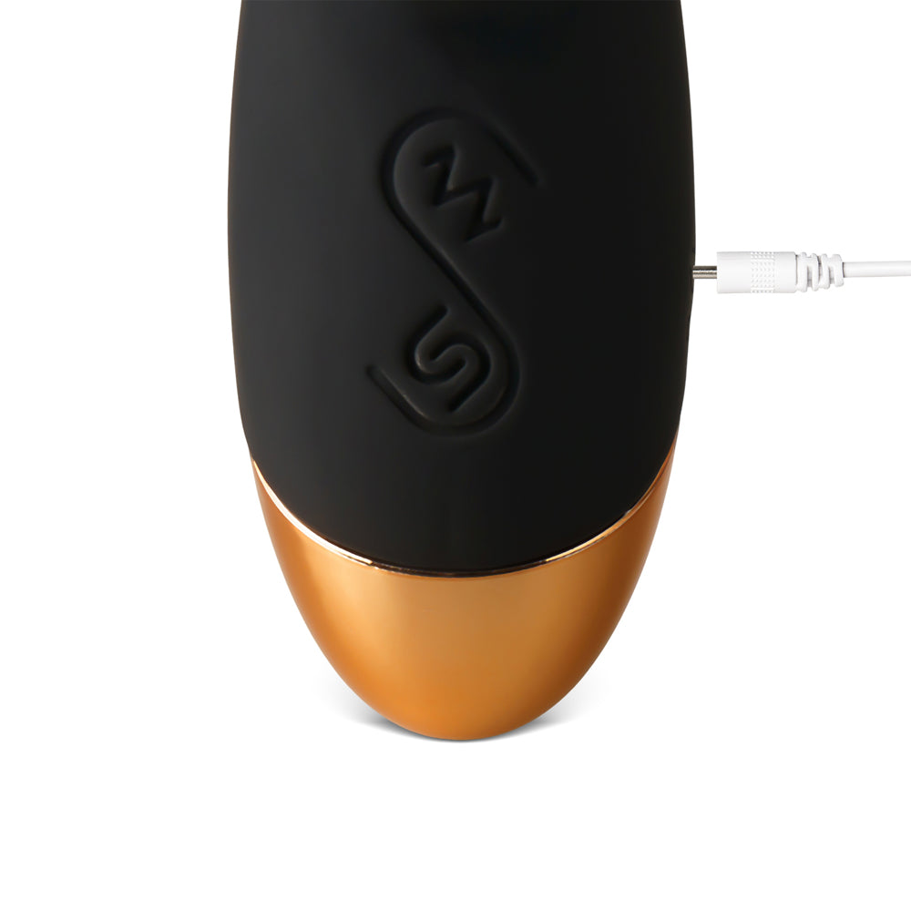 Rechargeable Vibrating & Tongue-Licking Silicone Vibrator