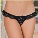 MS Booty Packs Lace Thong 3pk Ast S/M