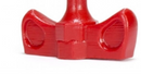 Dick Screws Spike Large Smooth Cockplug - Red