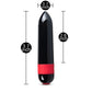 Rechargeable Black Color 9 Speads Vibrating Bullet