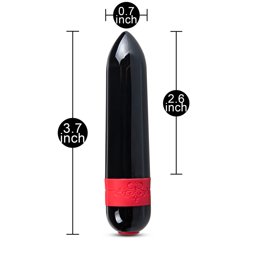 Rechargeable Black Color 9 Speads Vibrating Bullet