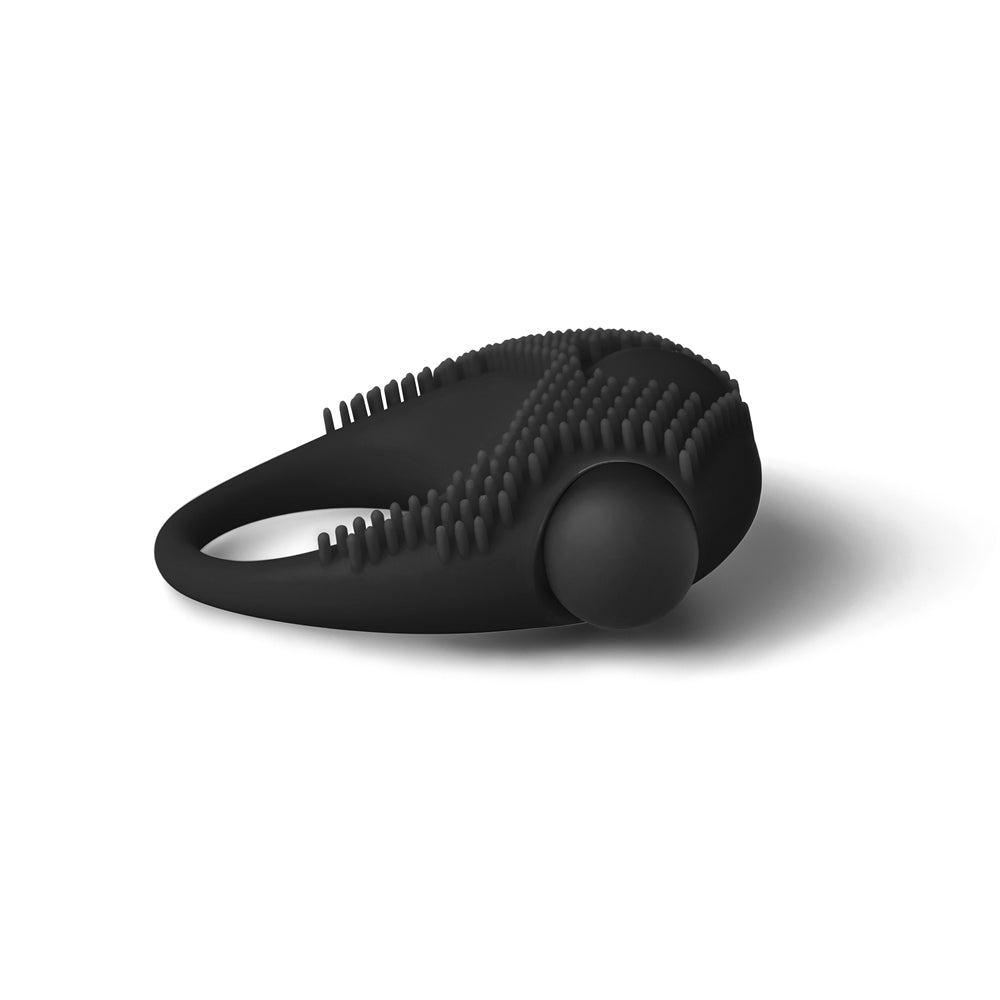 Silicone Vibrating Cock Ring with Clitoral Stimulator