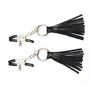 Nipple Clamps (Nipple Clamps with Leather Cluster)