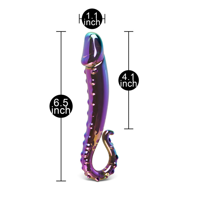 Multicolor Glass Dildo