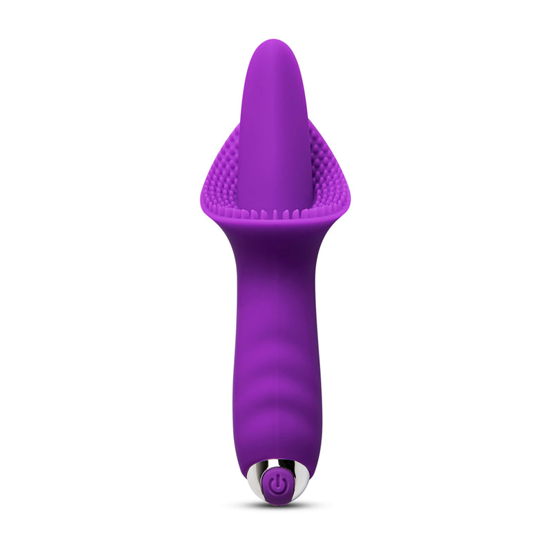 Purple Color Silicone Vibrating Tongue