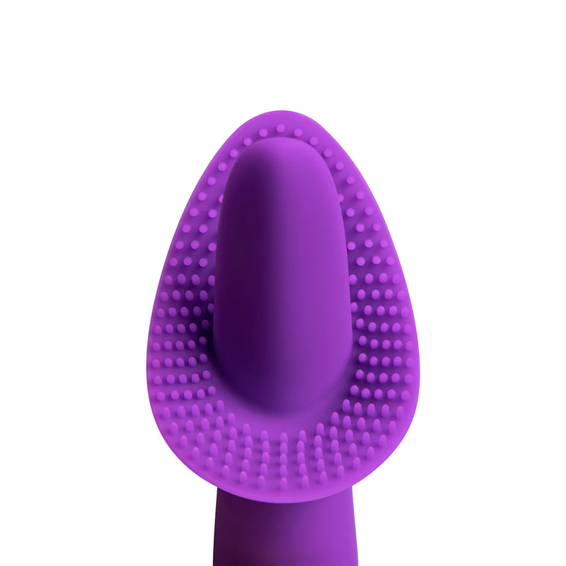 Purple Color Silicone Vibrating Tongue