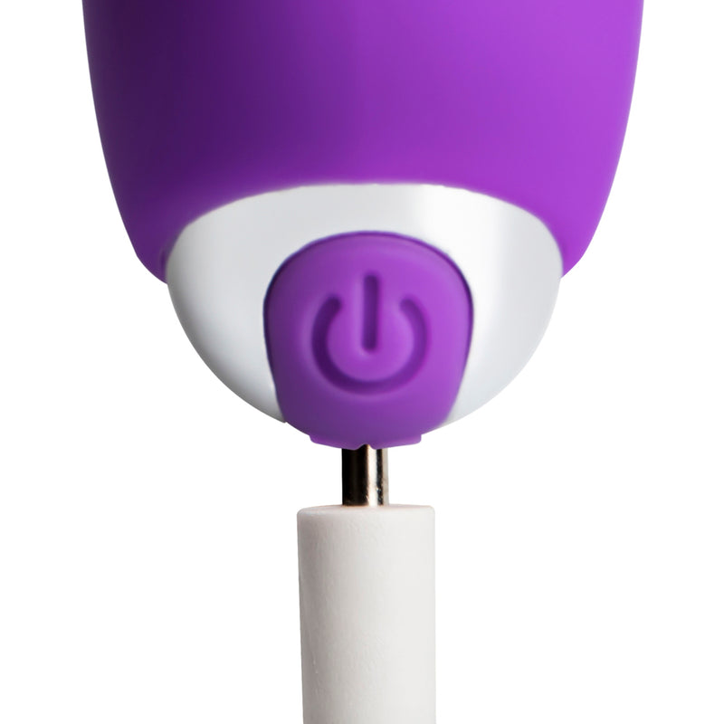 Purple Color Silicone Vibrating Tongue