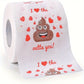 One roll of toilet paper makes a unique and romantic gift.