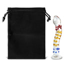 Colorful Textured Sensual Glass Dildo